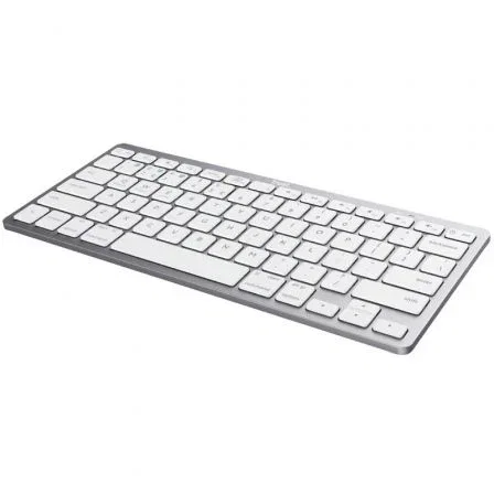 Trust Teclado Basics Bluetooth Blanco/Plata (85 teclas) Trust Teclado Basics Bluetooth Blanco/Plata (85 teclas)